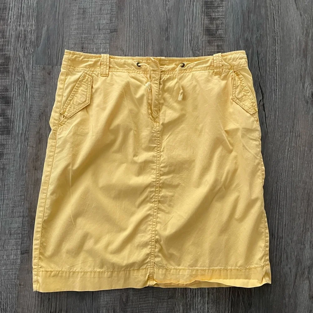 J.Crew Cotton Chino Drawstring Skirt - Picture 4 of 6